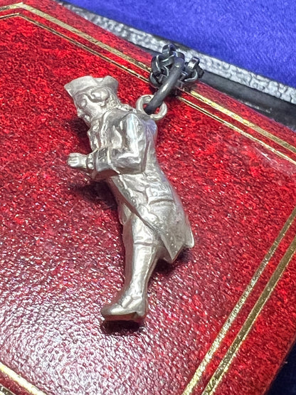 Antique British Soldier on Sterling Chain