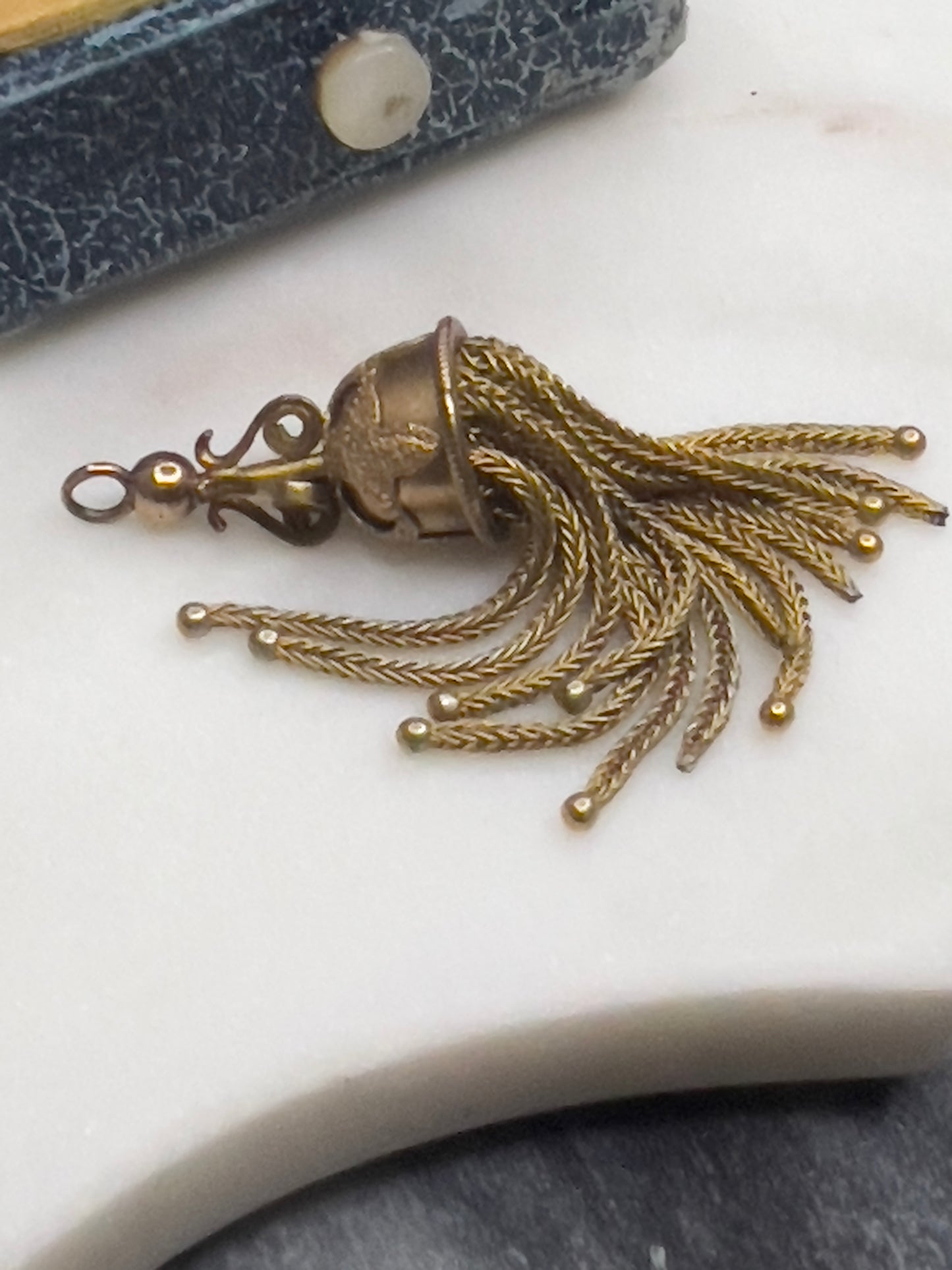 Gold Filled Tassel Antique Victorian