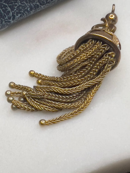 Gold Filled Tassel Antique Victorian